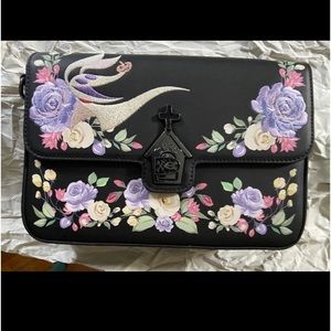 Loungefly Disney The Nightmare Before Christmas Floral Zero Crossbody Bag